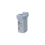 LogiLink DIN rail mounting adapter with two Cat.6A inline couplers