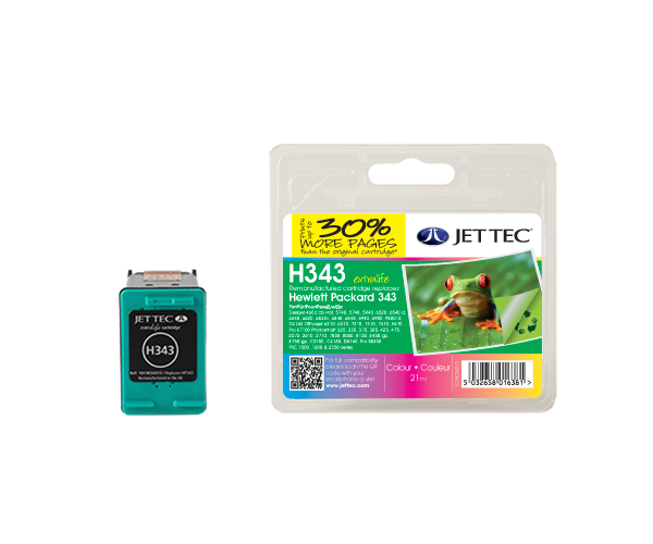 Refilled HP 343 Colour Ink Cartridge