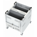 Loxit 7455-USB-C charging station organizer Freestanding White