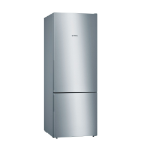 Bosch Serie 4 KGV58VLEAS fridge-freezer Freestanding 503 L E Stainless steel