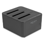 DeLOCK 64332 basisstation voor opslagstations USB 3.2 Gen 1 (3.1 Gen 1) Type-B Zwart