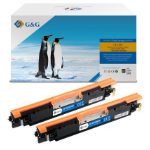 G&G Image 15030/NT-CH310FBK-A-2 Toner black, 2.4K pages (replaces Canon 729BK HP 126A/CE310A) for Canon LBP-7010/HP LJ Pro CP 1025