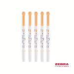 Zebra MILDLINER Double Ended Fluorescent Orange Highlighter Box 10