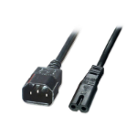 FDL 2M IEC C14 PLUG TO C7 (FIG.8)  SOCKET ADAPTOR CABLE