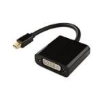 4Cabling 15cm Mini DisplayPort Male to DVI Female: Black