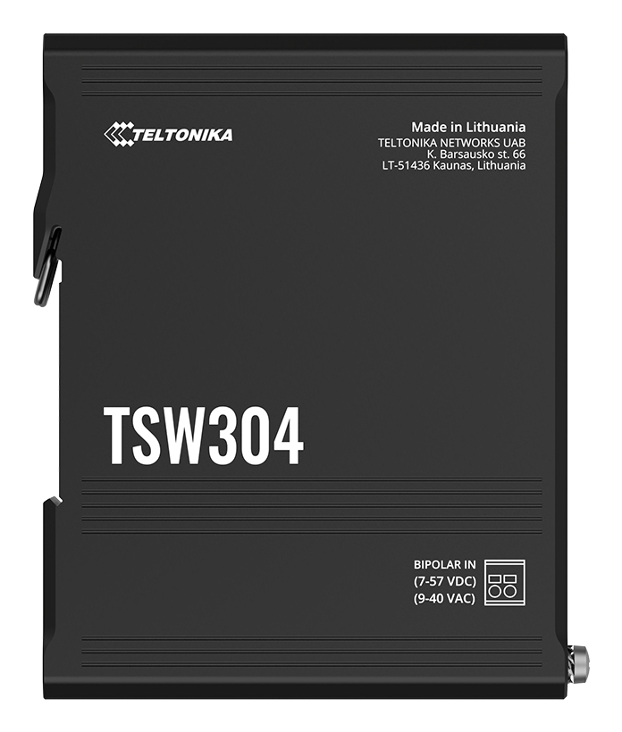 EU Product - TSW304 Gigabit ethernet switch with DIN rail - Switch - 0.1 Gbps