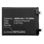 CoreParts MBXMP-BA1774 mobile phone spare part Battery Black