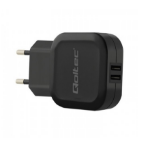 Qoltec 50185 mobile device charger Smartphone, Tablet Black AC Indoor