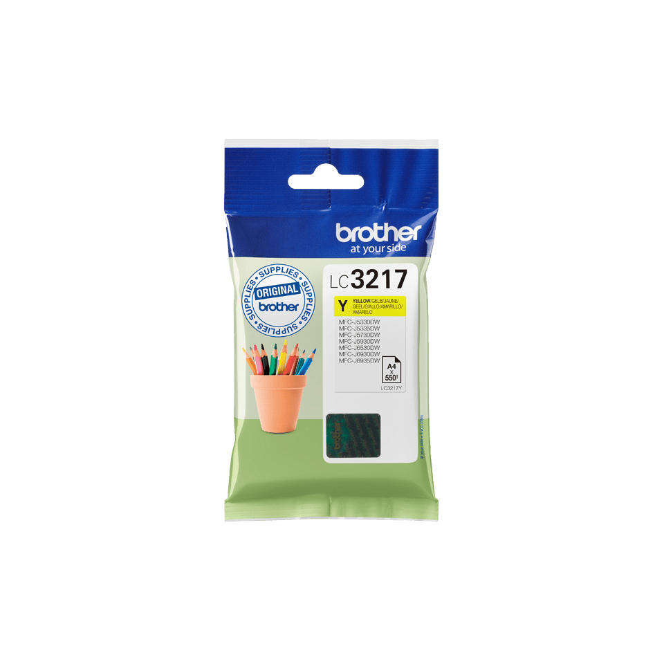 Brother LC3217Y Inkjet Cartridge Yellow LC3217Y