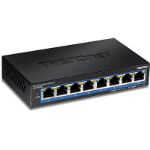 Trendnet TEG-S80ES network switch Managed Gigabit Ethernet (10/100/1000) Black, Blue