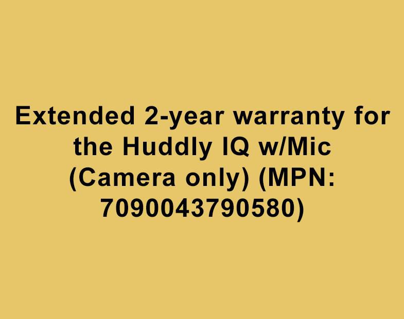 Huddly Ex. 2-yr wrr. Huddly IQ