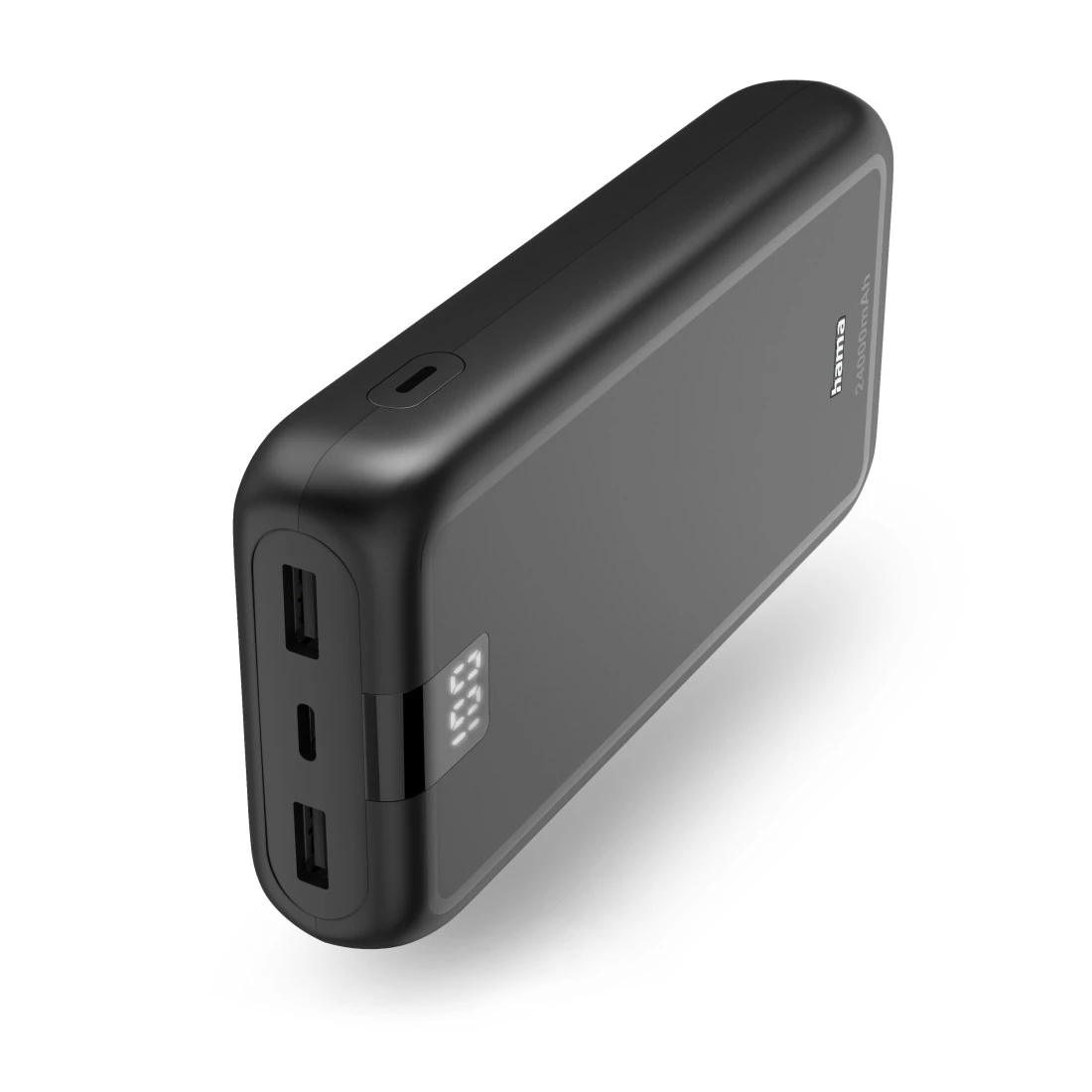 Hama Anthracite Performance 24 Power Pack. 24000 Mah. 3 Outputs: Usb-C. 2X Usb-A.