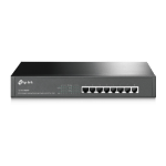 TP-Link TL-SG1008MP network switch Unmanaged Gigabit Ethernet (10/100/1000) Power over Ethernet (PoE) Black