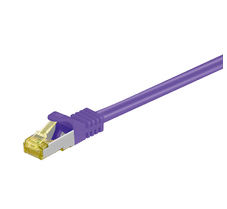 Image of Microconnect 0.25m Cat7 S/FTP networking cable Purple S/FTP (S-STP)
