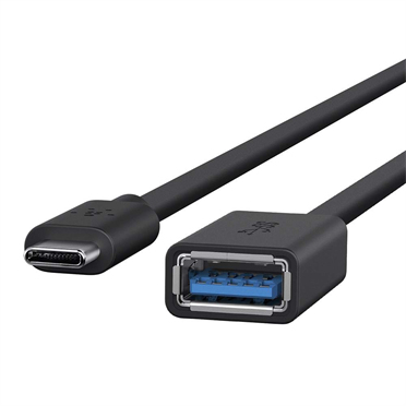 Belkin F2CU036btBLK USB cable 3.2 Gen 1 (3.1 Gen 1) USB C USB A Black