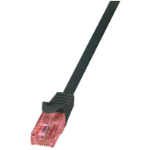 LogiLink Cat6 U/UTP, 10m networking cable Black U/UTP (UTP)