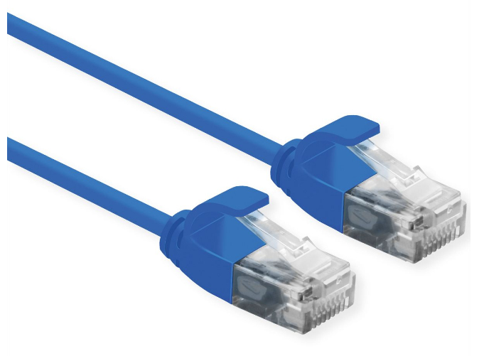 ROLINE 21.15.3944 networking cable Blue 1.5 m Cat6a U/UTP (UTP)