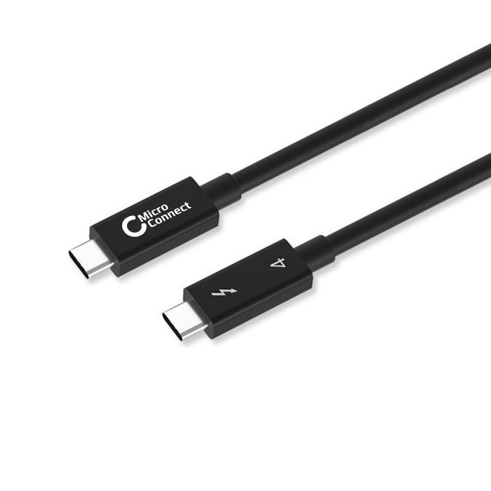 Image of Microconnect TB4015 Thunderbolt cable 1.5 m 40 Gbit/s Black