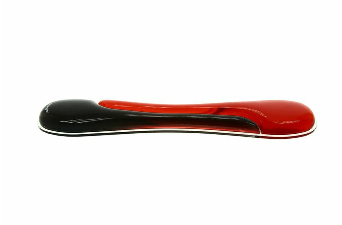 Image of Kensington Duo Gel Keyboard Wrist Support - Red/Black