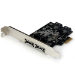 StarTech.com Tarjeta Adaptadora Controladora PCI Express PCI-E 2 Puertos eSATA 2 Puertos SATA - SATA III - 6Gbps