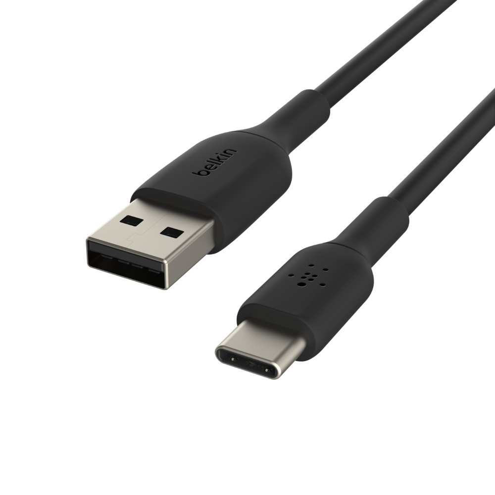 Photos - Cable (video, audio, USB) Belkin CAB001BT2MBK USB cable 2 m USB A USB C Black 