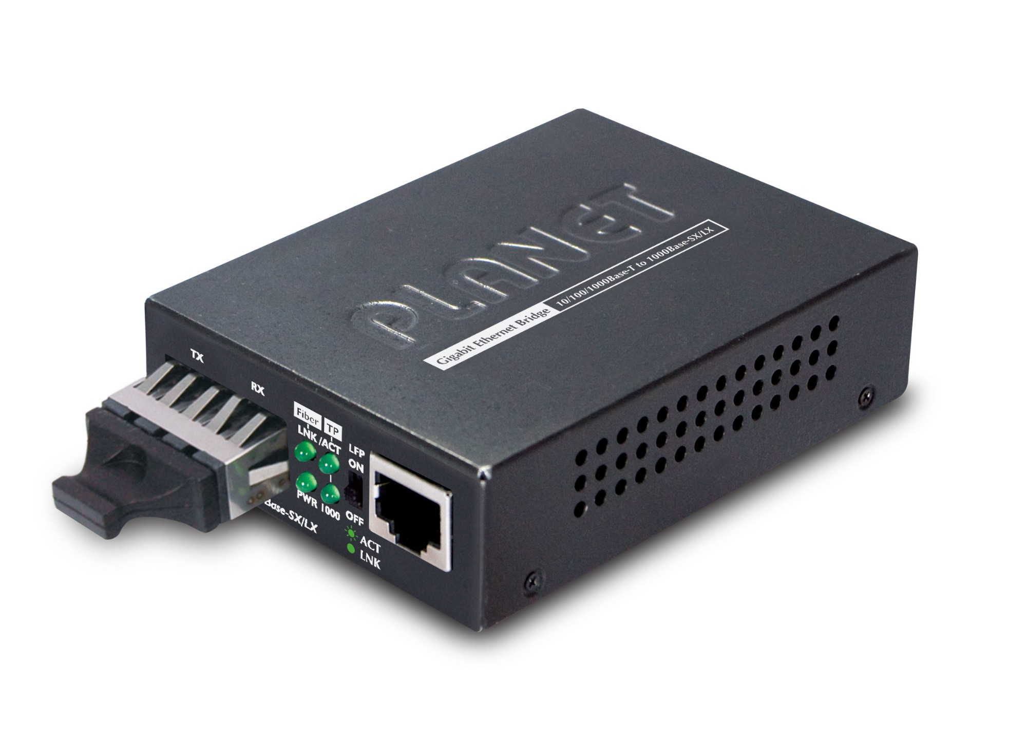 Photos - Media Converter PLANET GT-802 network  1000 Mbit/s 850 nm Black 