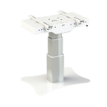 Loxit 8524 monitor mount / stand 165.1 cm (65") White Desk
