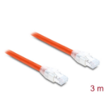 DeLOCK RJ45 Network Cable Cat.8.1 S/FTP 3 m up to 40 Gbps orange