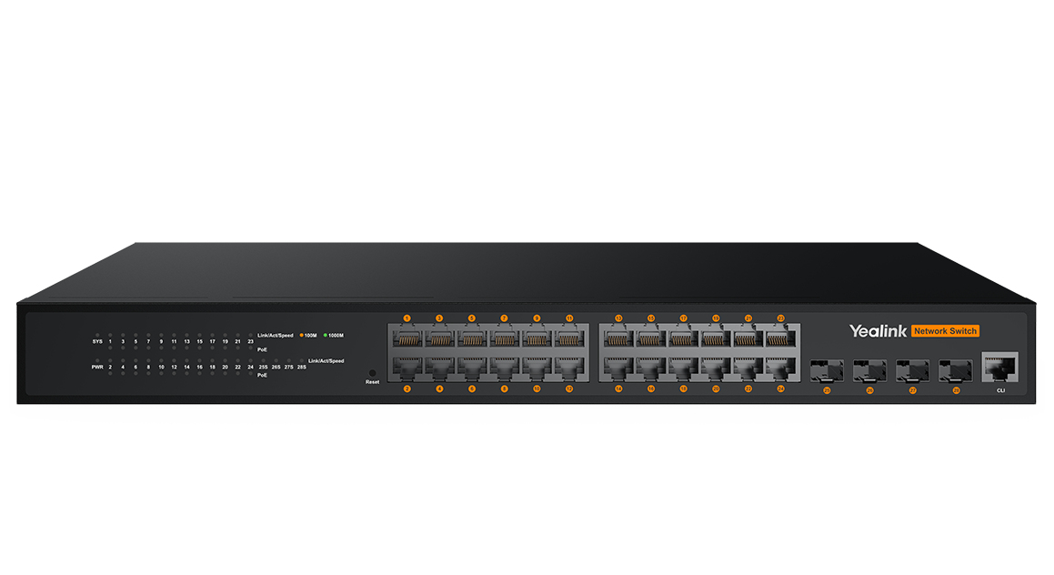 Yealink RCH240 Managed L2+ Gigabit Ethernet (10/100/1000) Power over E