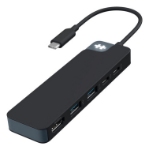 HYPER HD4101BKGL interface hub USB Type-C 5000 Mbit/s Black