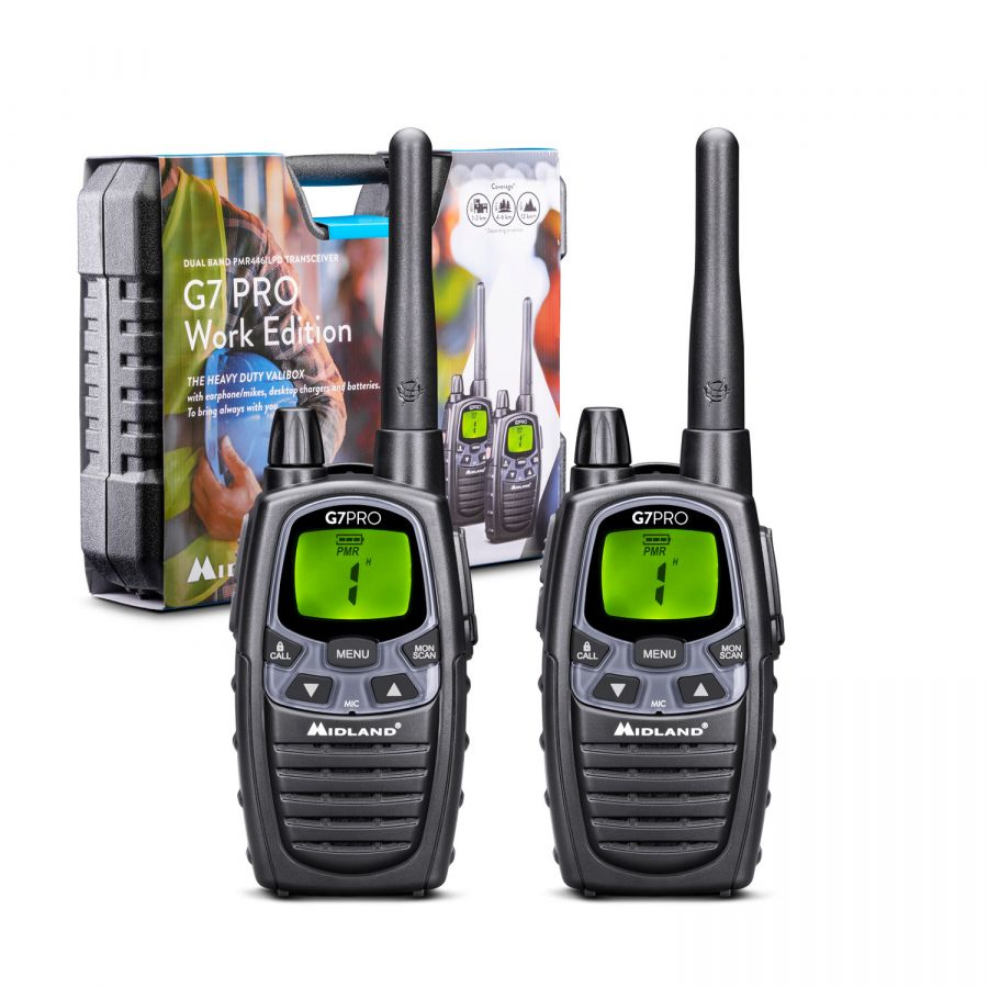 Midland C1090.18 two-way radio 446 channels 433 MHz Black