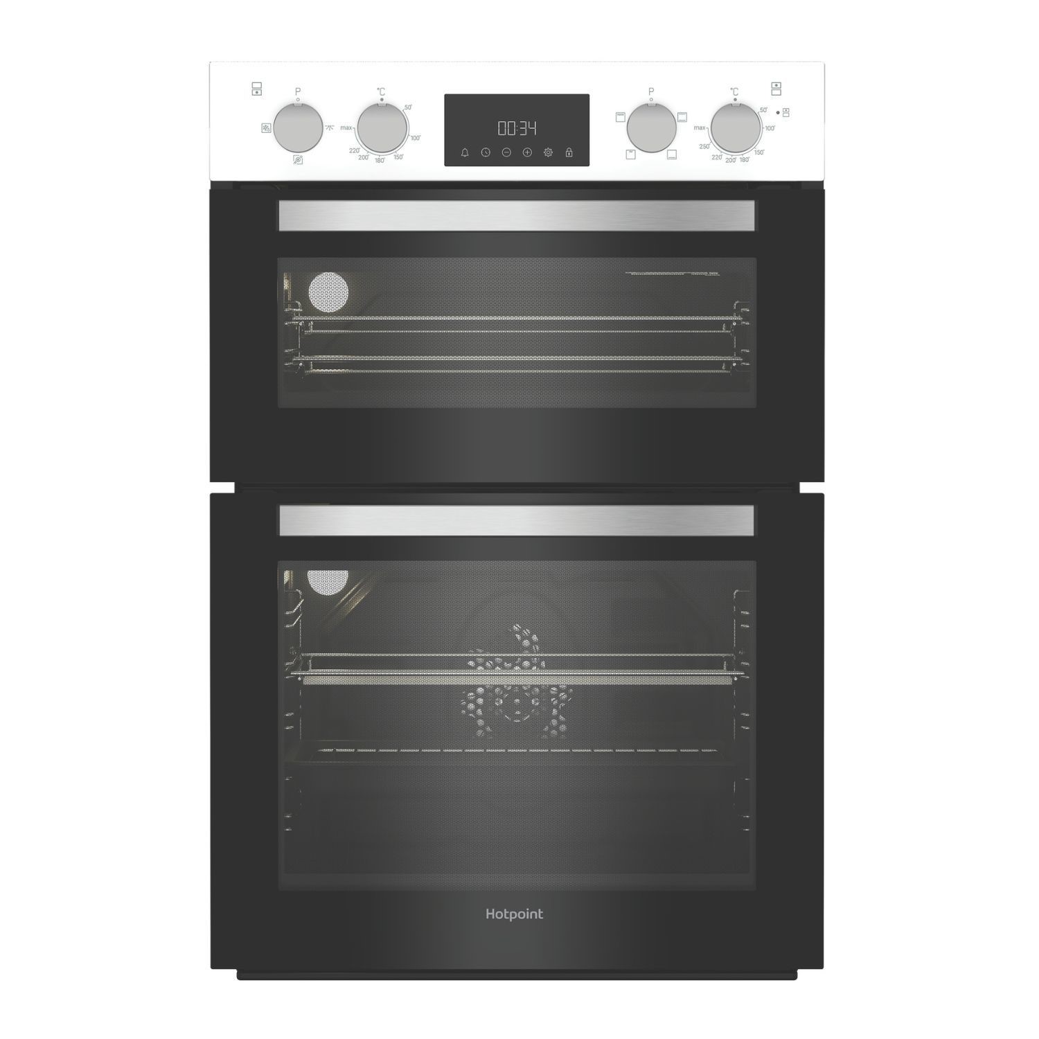 Hotpoint DIH10DW Built-In Electric Double Oven - White
