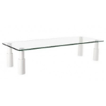 Techly ICA-MS-461E flat panel bureau steun 81,3 cm (32") Transparant, Wit