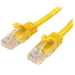 StarTech.com Cable de Red de 5m Amarillo Cat5e Ethernet RJ45 sin Enganches