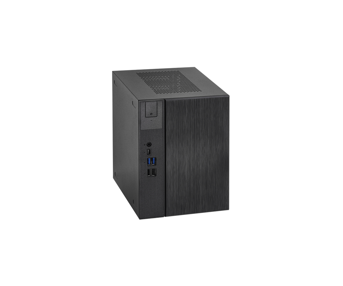 Image of Asrock DeskMeet X300 8L sized PC Black AMD X300 Socket AM4