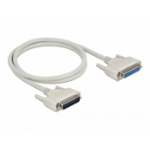 DeLOCK 83205 seriële kabel Beige 1 m D-Sub 25 Pin