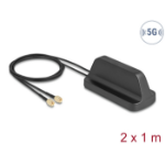 DeLOCK 81485 antenne Omnidirectionele antenne 2x SMA 3 dBi