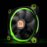 Thermaltake Riing 14 Computer case Fan 14 cm Black, Green