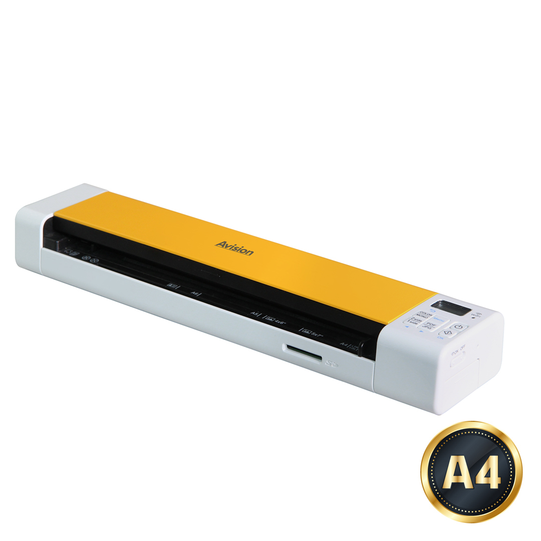 Avision MetaMobile 20 ADF scanner 600 x 600 DPI A4 White, Yellow