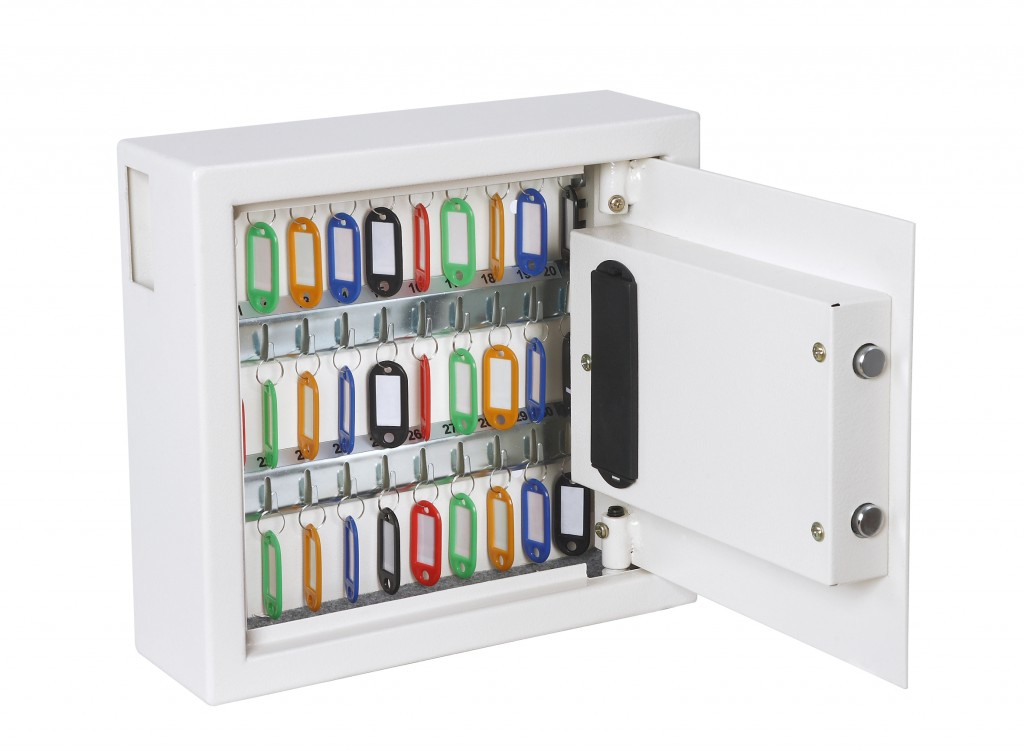 Phoenix Safe Co. KS0031E key cabinet/organizer White