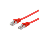 Equip Cat.6A U/FTP Flat Patch Cable, 2.0m, Red