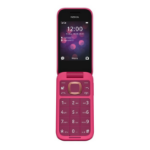 HMD Nokia 2660 Flip - 4G, VoLTE, 2,8"+1,77", 0,3MP, 48MB/128MB, Pop Pink