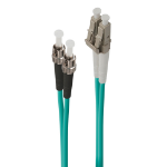 ALOGIC LCST-10-OM4 InfiniBand/fibre optic cable 10 m LC ST Turkoois