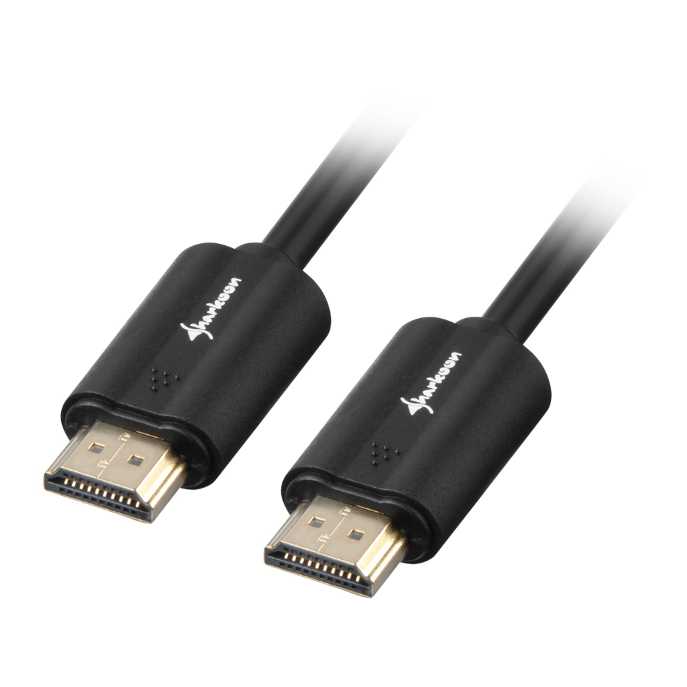 Image of Sharkoon HDMI/HDMI 4K, 2m HDMI cable HDMI Type A (Standard) Black