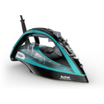 Tefal Ultimate Pure FV9844 Dry & Steam iron Durilium Autoclean soleplate 3200 W Black, Blue