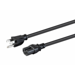 Monoprice 40071 power cable Black 179.9" (4.57 m) NEMA 5-15P IEC C15