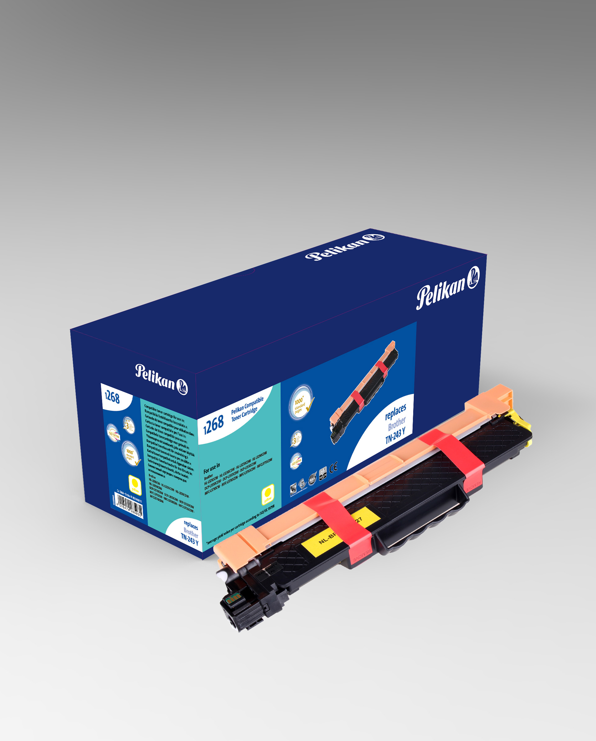 Image of Pelikan 1031440171 Toner-kit yellow, 1K pages (replaces Brother...