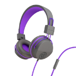 JLab JBuddies Kids Headphones - Grey/Purple IEUHJKSTUDIORGRYPRP6