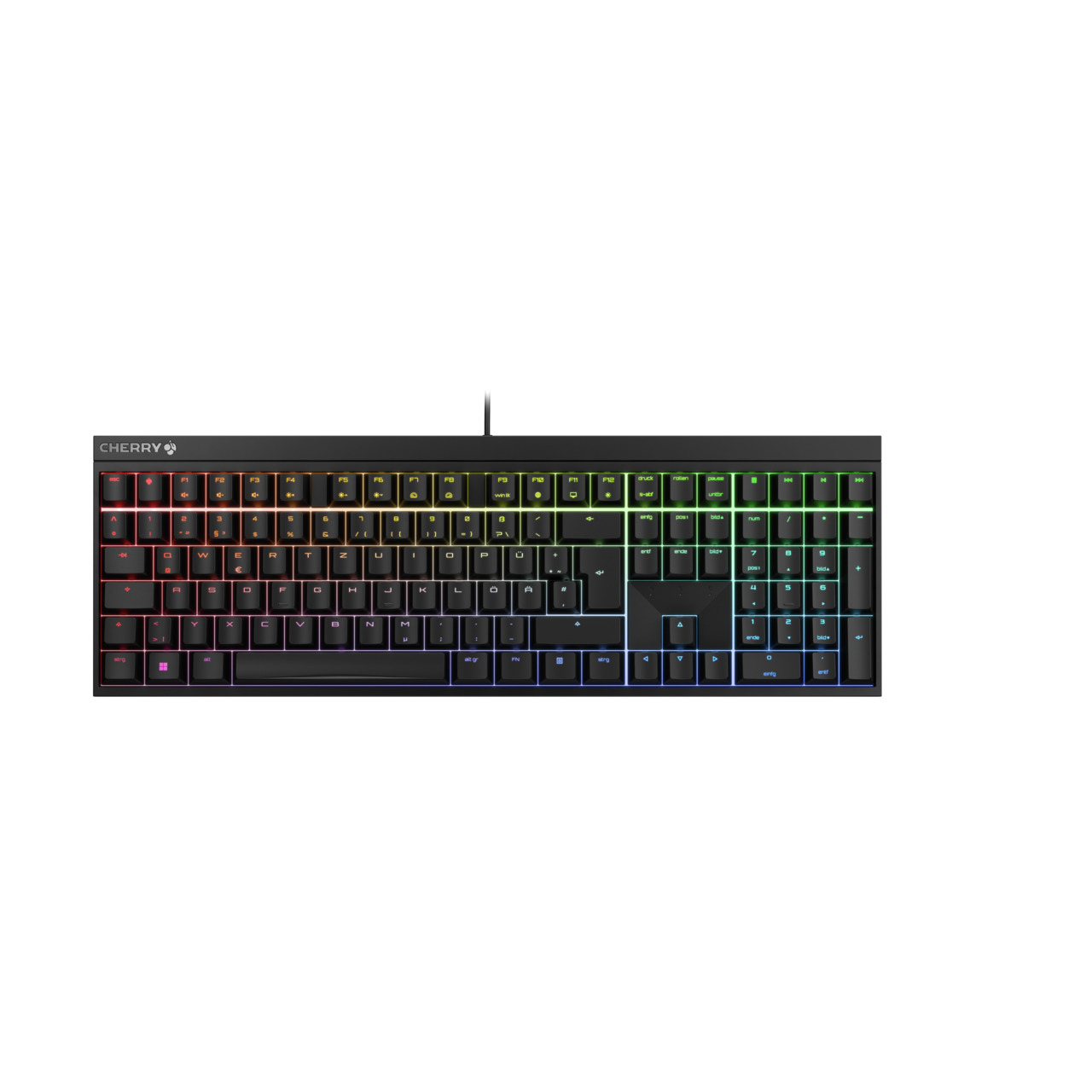Image of CHERRY MX 2.0S RGB keyboard USB QWERTZ German Black