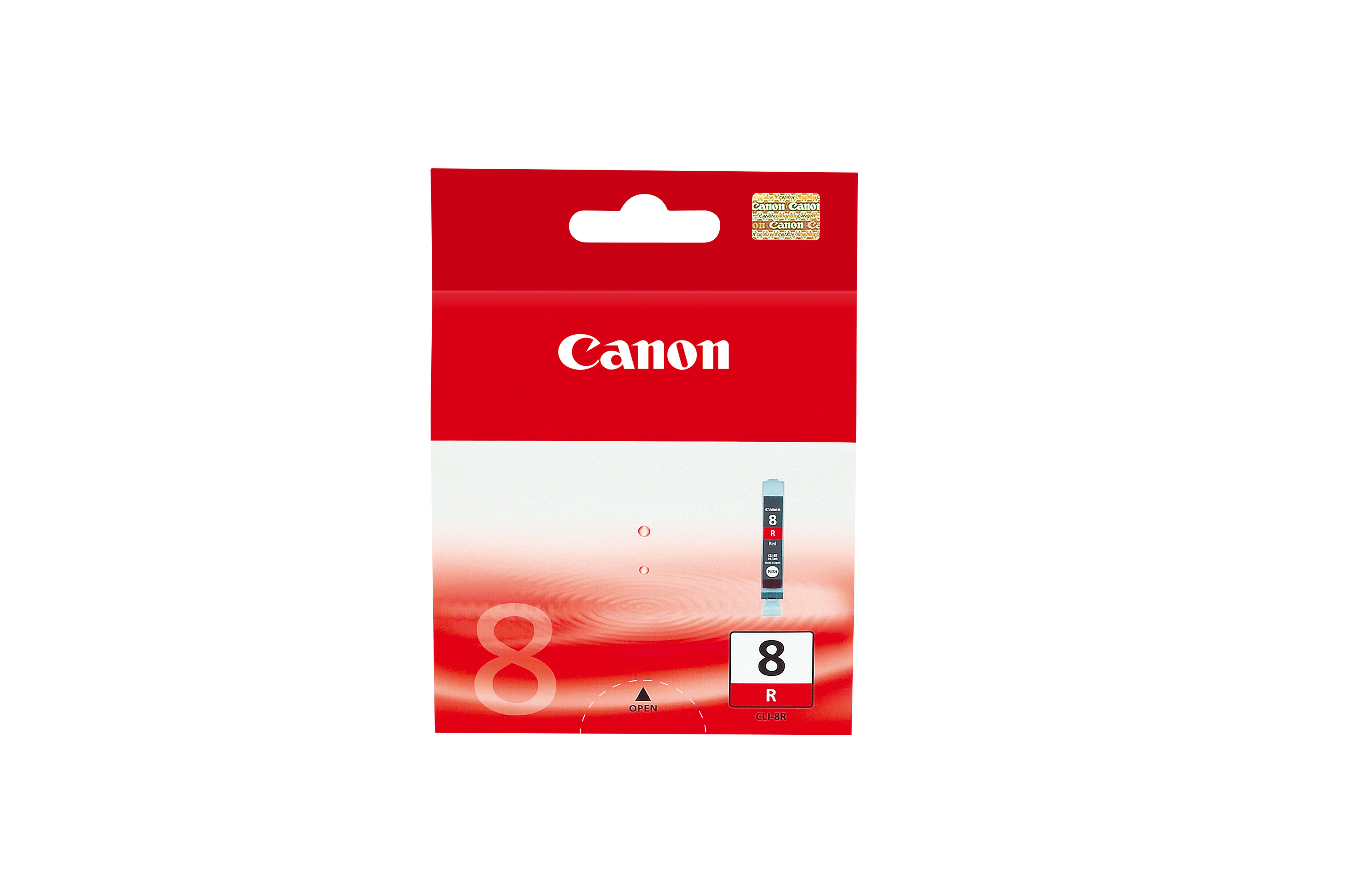 Image of Canon 0626B001/CLI-8R Ink cartridge red, 5.79K pages 13ml for...